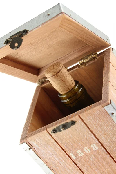 Κουτί για την αποθήκευση του κρασιού. Σχεδιασμός — Φωτογραφία Αρχείου