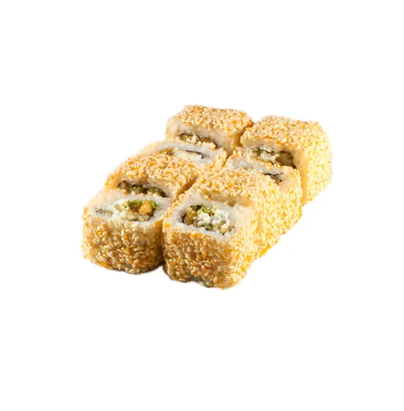 Rolos de sushi muito deliciosos — Fotografia de Stock