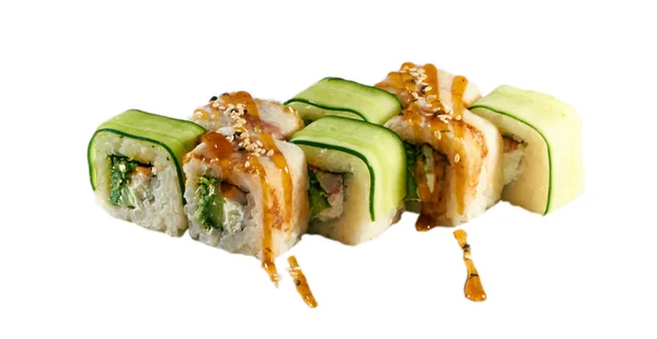 Very delicious sushi rolls — Stock Photo, Image