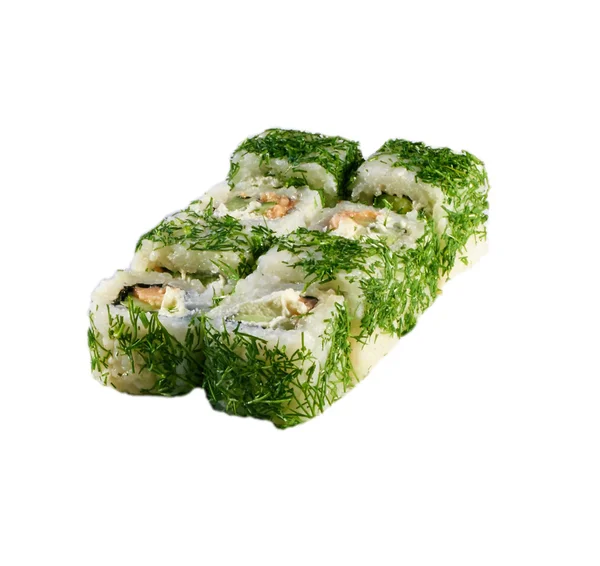 Rolos de sushi muito deliciosos — Fotografia de Stock