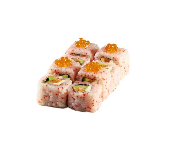 Rolos de sushi muito deliciosos — Fotografia de Stock