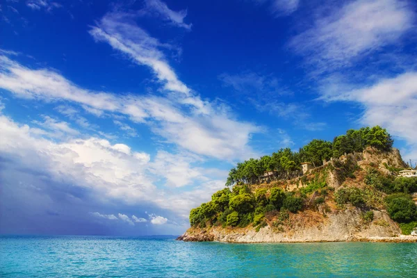 Vista matutina de Parga, Grecia — Foto de Stock