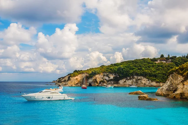 Voutoum beach, Antipaxos island, Grecja — Zdjęcie stockowe