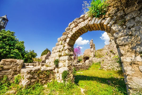 Las ruinas de Old Town Bar, Montenegro — Foto de Stock