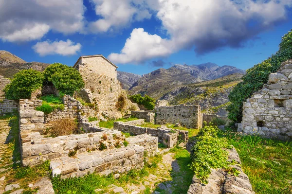 The ruins of Old Town Bar, Montenegro — Stock Photo, Image