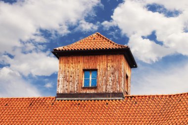 Franz Kafka müze Prag çatı detay