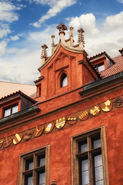 Details des alten Rathauses in Prag — Stockfoto