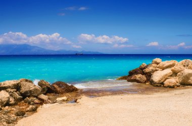 Alykes beach adada Zakynthos, Yunanistan