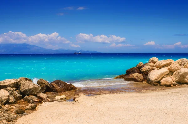 Spiaggia di Alykes sull'isola di Zante, Grecia — Foto Stock