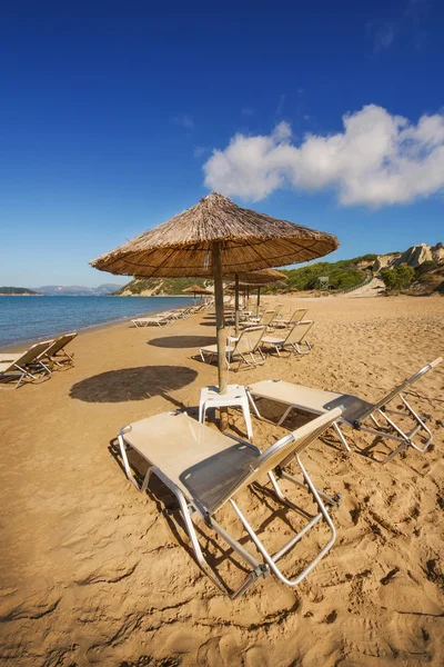 GERAKAS beach (chráněné Caretta Caretta želva hnízdiště) na ostrově Zakynthos, Řecko — Stock fotografie
