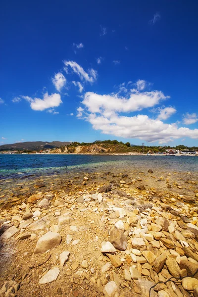 Parte della spiaggia di Laganas, isola di Zante, Grecia — Foto Stock