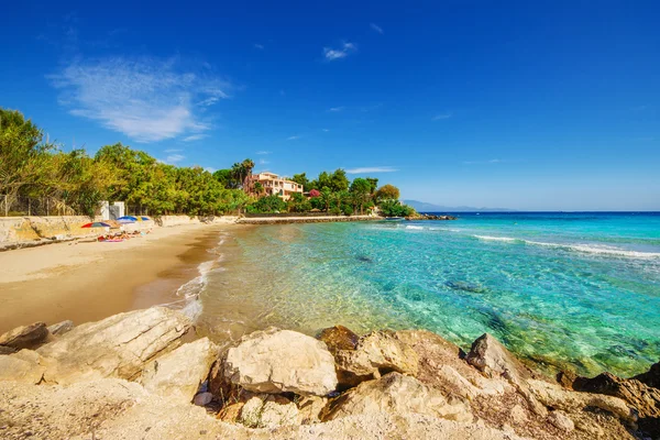 Spiaggia di Amoudi, isola di Zante, Grecia — Foto Stock