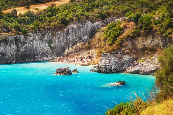 Xigia sulphur and collagen springs on Zakynthos island, Greece — Stock Photo, Image