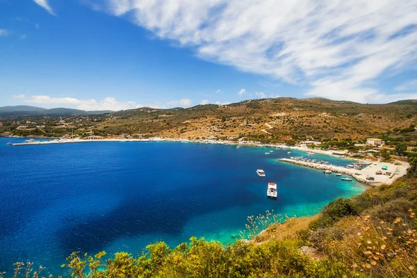 Agios Nikolaos-bukten på ön Zakynthos, Grekland — Stockfoto