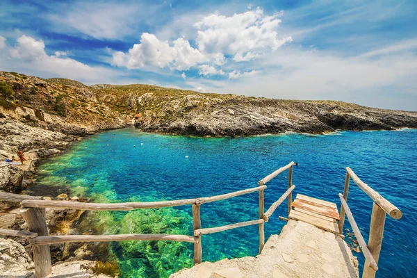 Porto Roxa Strand auf der Insel Zakynthos, Griechenland — Stockfoto