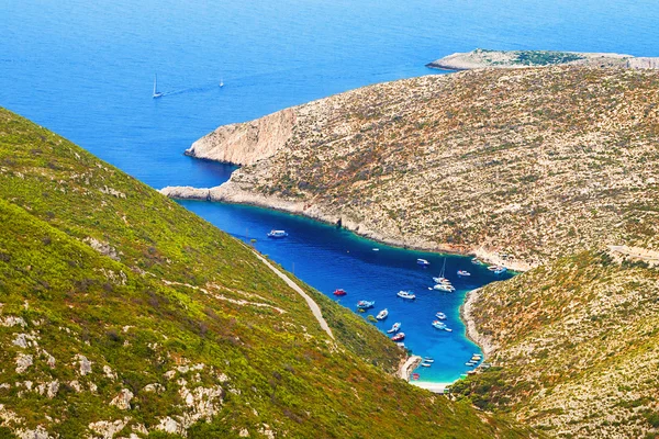 Porto Vromi na ilha de Zakynthos, Grécia — Fotografia de Stock