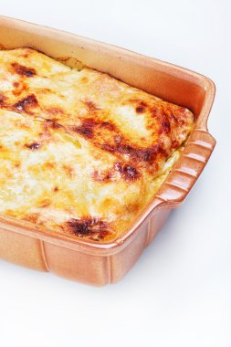 Sağlıklı mevsimlik gıda - kabak lazanya
