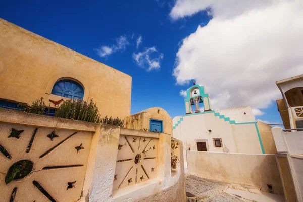 Exo Gonia village architecture on Santorini island, Greece — Stock Photo, Image