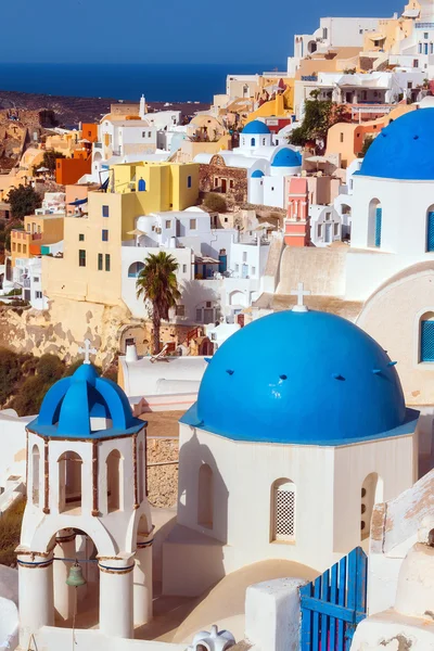 Oia wieś architektury, wyspy Santorini, Grecja — Zdjęcie stockowe