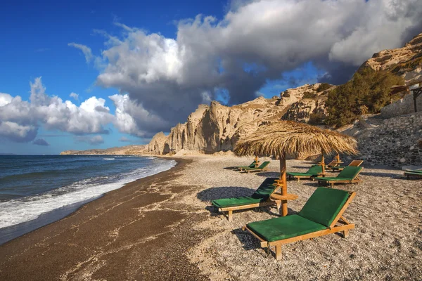 圣托里尼岛，希腊爱神海滩 — 图库照片