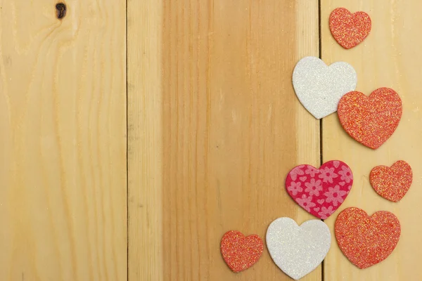 Decorative stylized hearts — Stock Photo, Image