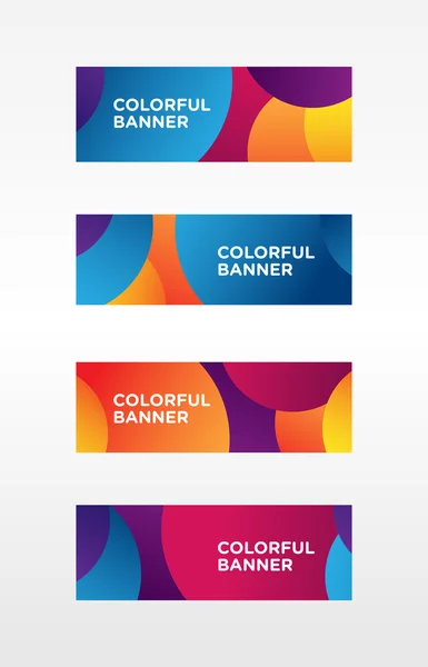 Великий барвисті банер — стокове фото
