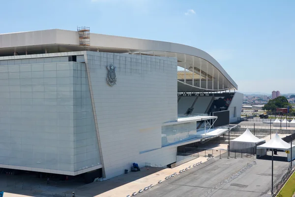 Stadion van Sport Club Corinthians Paulista in Sao Paulo, Brazilië — Stockfoto