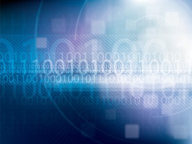 soyut teknoloji arka plan kod ikili