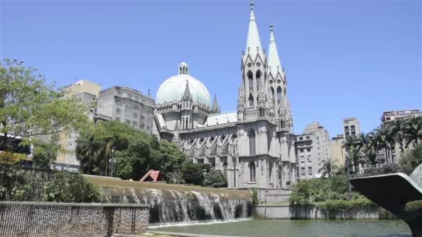 Cathédrale Se à Sao Paulo, Brésil — Video