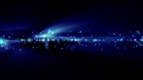 Bright blue lights blurred — Stock Photo, Image