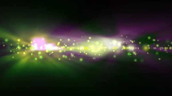 Background with bright green and purple lights blurred — Stock Photo, Image