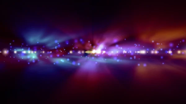 Background with bright blue and red lights blurred — Stock Photo, Image