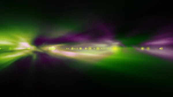 Background with bright green and purple lights blurred — Stock Photo, Image
