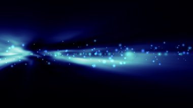 Arka plan bulanık parlak mavi ışıklar ile