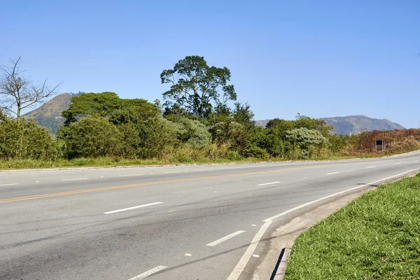 Asphalt road countryside — Stock Photo, Image