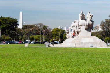 bandeiras Anıtı sao paulo Brezilya
