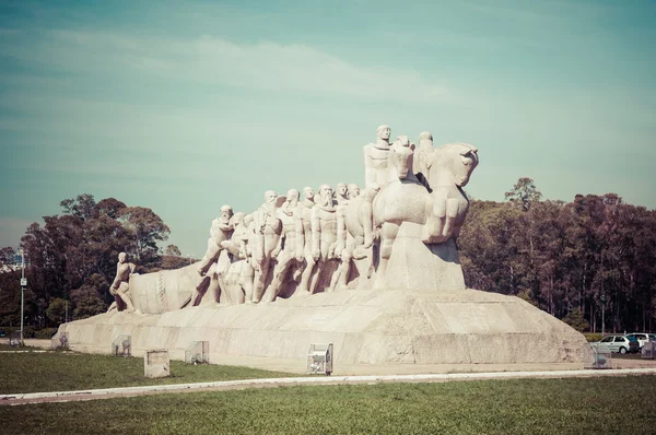 Bandeiras denkmal sao paulo brasilien — Stockfoto