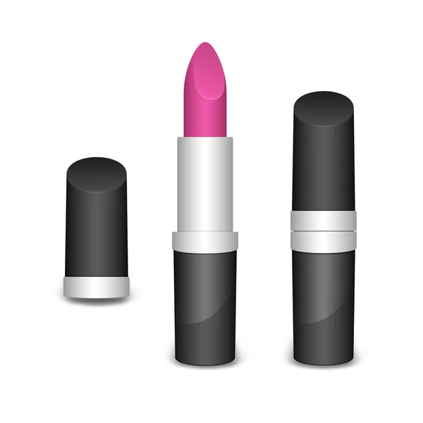 Lipstick op een witte achtergrond — Stockvector