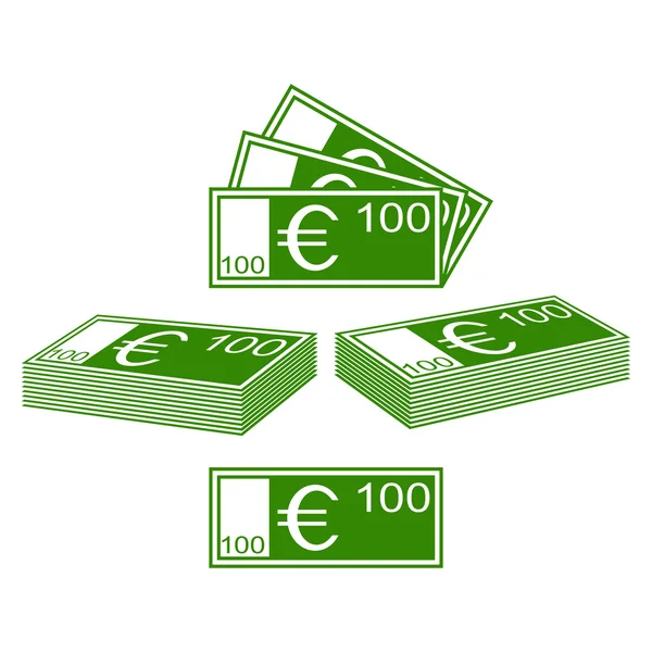 Euro-készlet — Stock Vector