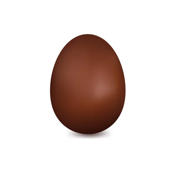 Chocolate egg — Stock Vector