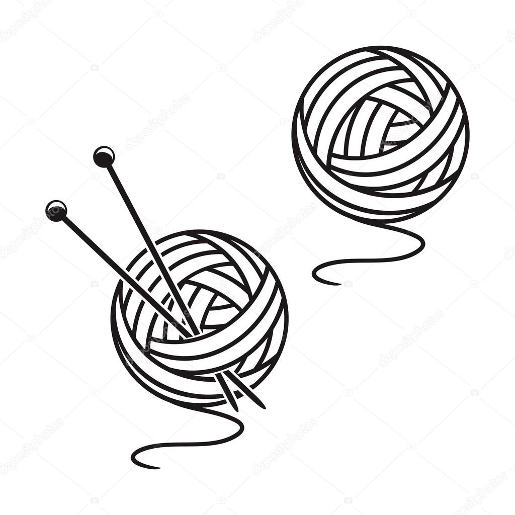 Set of balls of a yarn Stock Vector by ©Silantiy 66435811