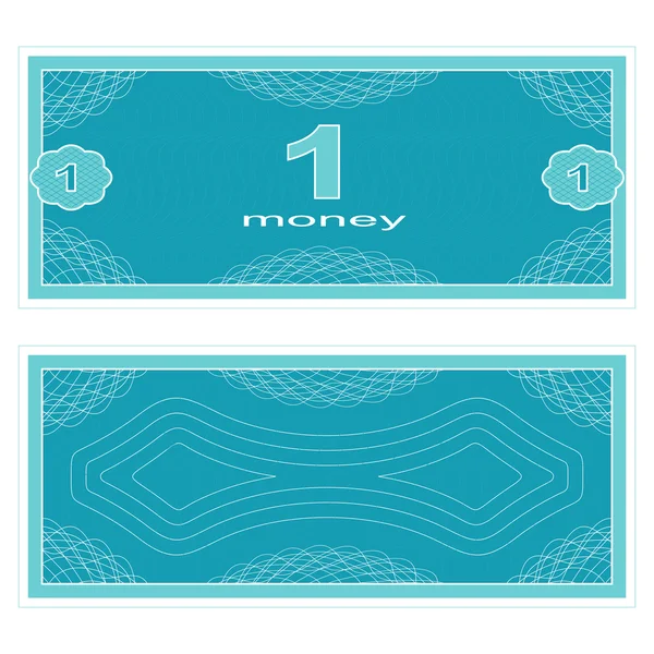 Play money. One — Stock Vector