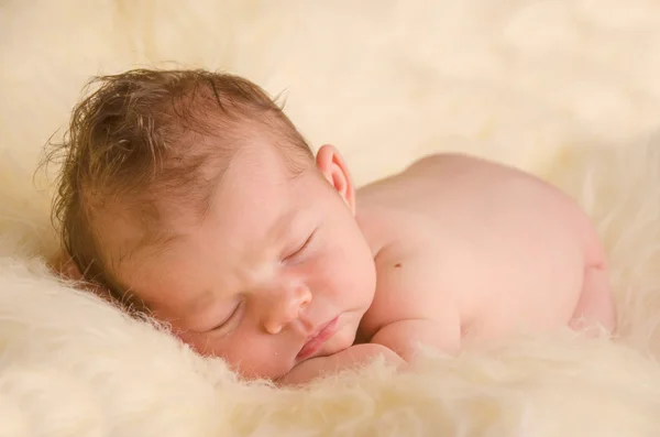 Pasgeboren baby slapen — Stockfoto