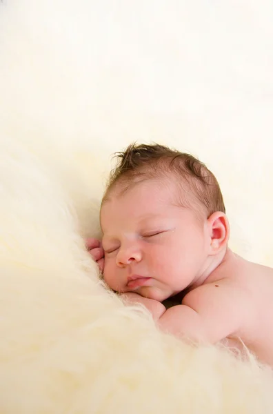 Bebé recién nacido durmiendo — Foto de Stock