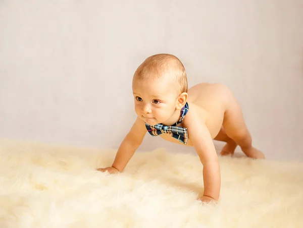 Bebé con corbata — Foto de Stock