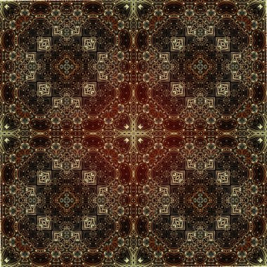 Sorunsuz vektör desen. Şark arka plan