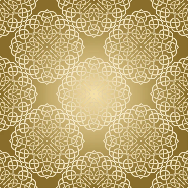 Kesintisiz geometrik İslam Sanatı desen — Stok Vektör