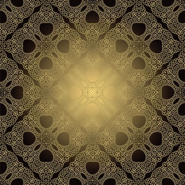 Sömlös geometriska islamisk konst mönster — Stock vektor