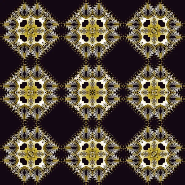 Seamless Geometric Islamic Art Pattern — Stock Vector