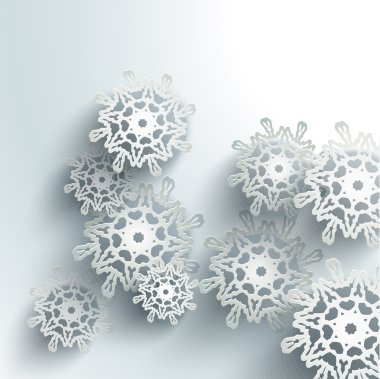 Kağıt kar taneleri